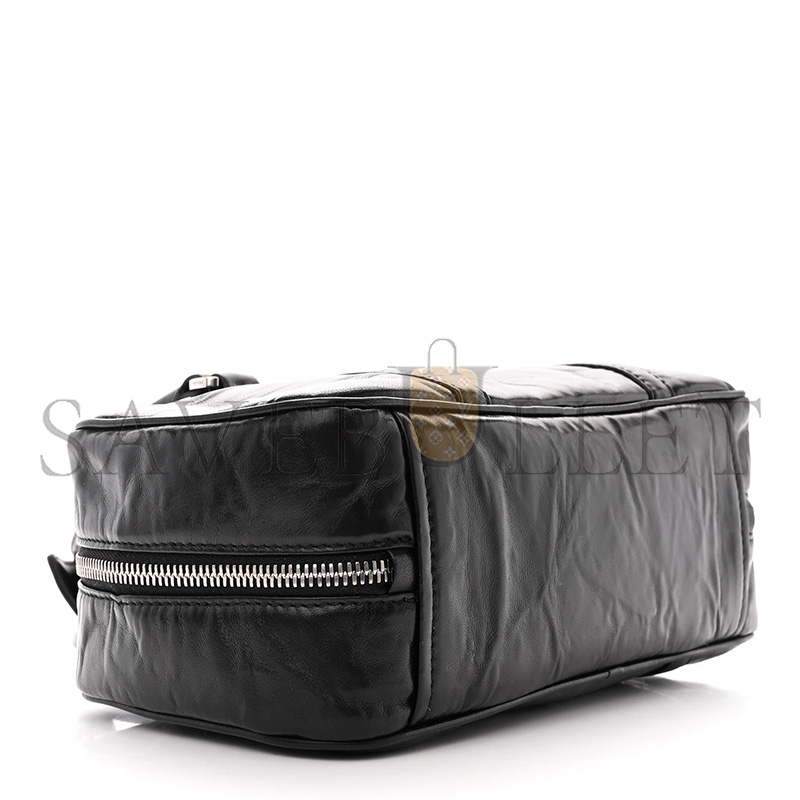 Pra*a nappa antique small re-edition 2001 two handle crossbody bag 1bb098 (24*13*7.5cm)